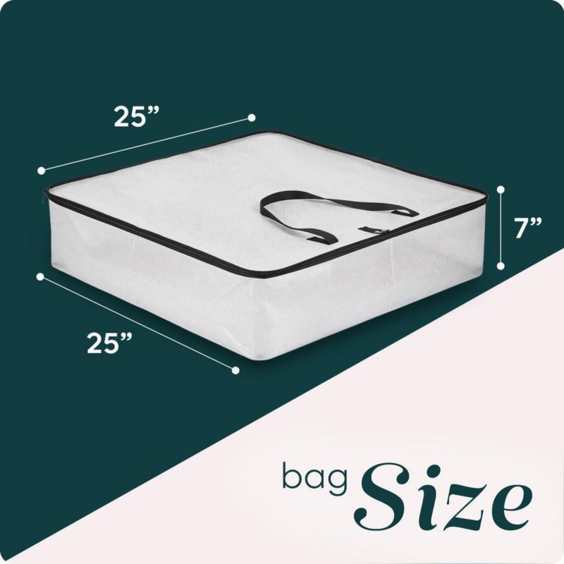 Bolsa de Almacenamiento Handy Laundry 64 cm Pack de 5 Transparente con Cremallera