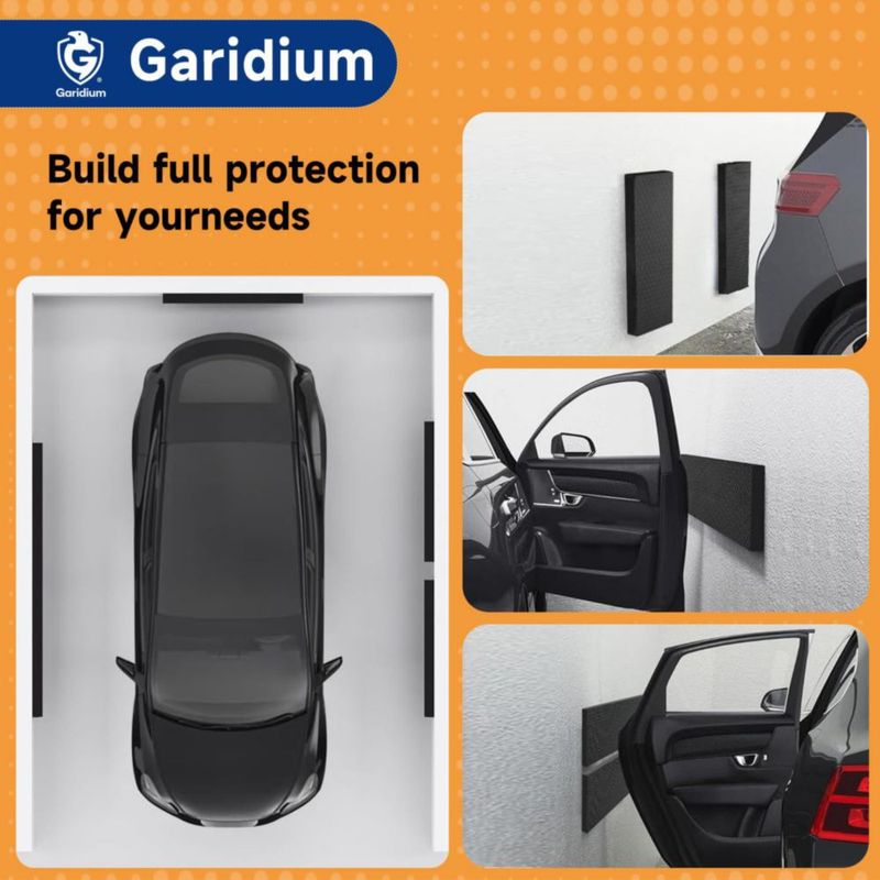 Protector de pared Garidium 40 × 15 cm espuma autoadhesiva (pack de 4)