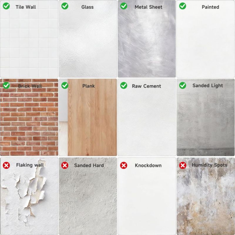 Protector de pared Garidium 40 × 15 cm espuma autoadhesiva (pack de 4)