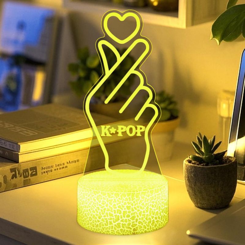 Lámpara nocturna Theook K‑Pop 16 colores con control remoto