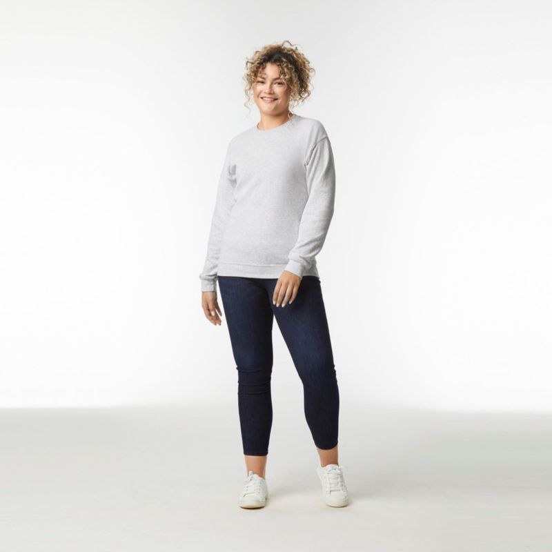 Sudadera Gildan G18000 gris ceniza 2XL (1 unidad)