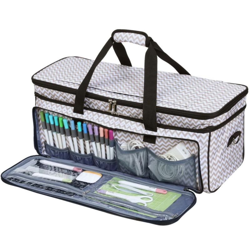 Estuche de Transporte HOMEST para Cricut y Herramientas de Doble Capa