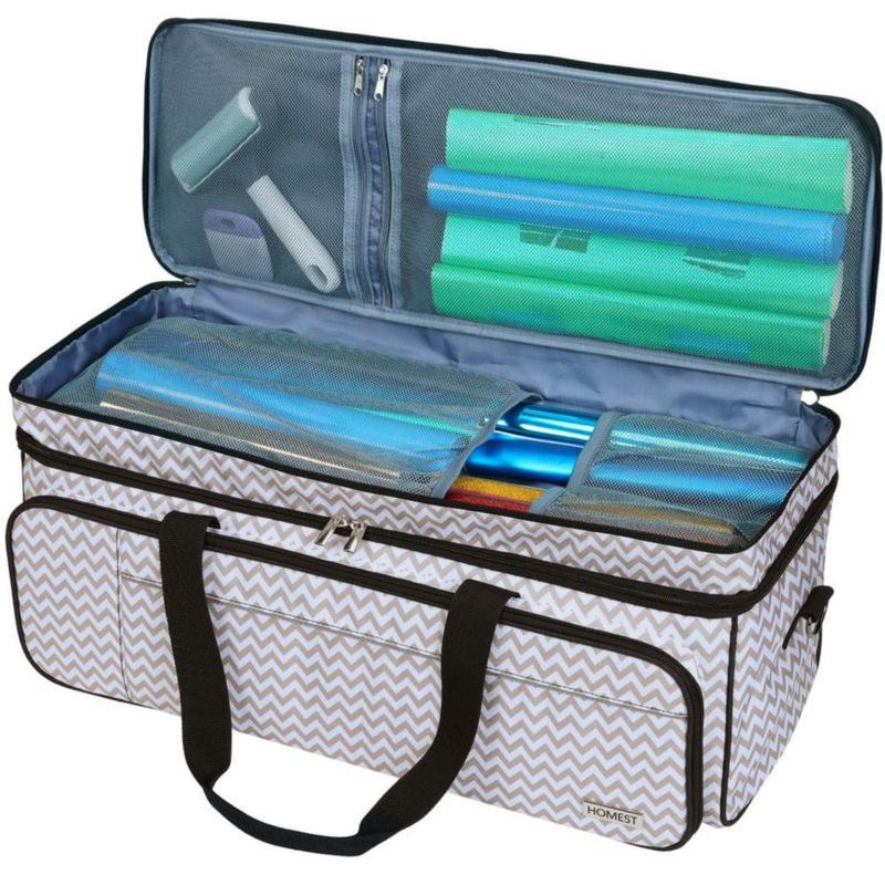 Estuche de Transporte HOMEST para Cricut y Herramientas de Doble Capa