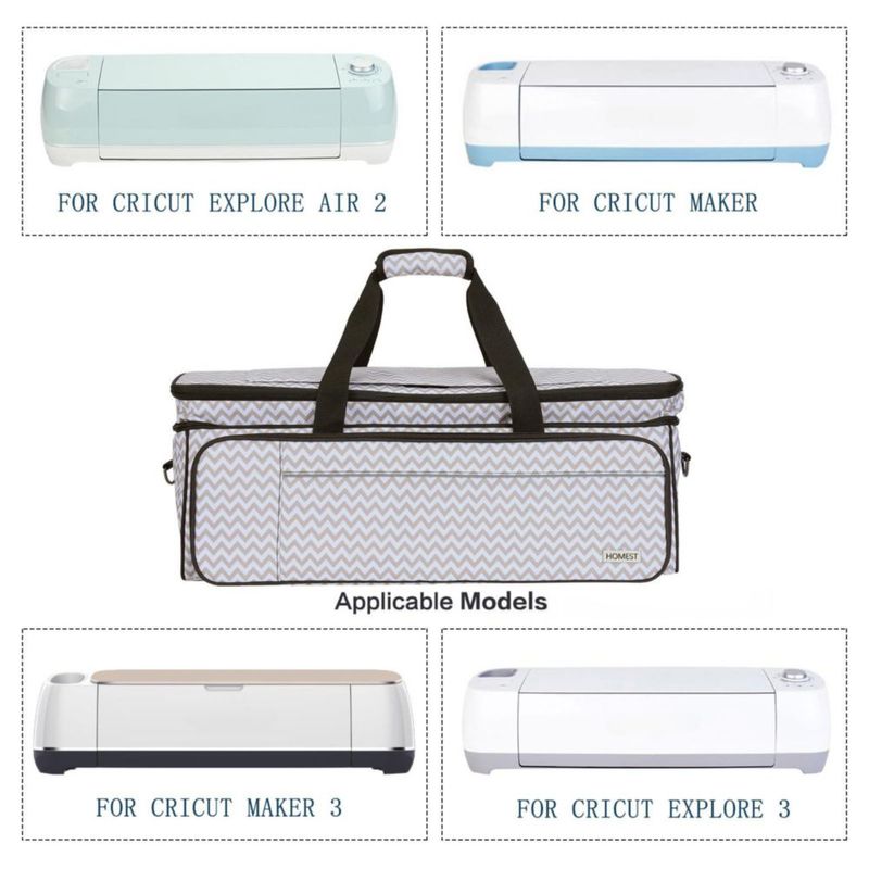 Estuche de Transporte HOMEST para Cricut y Herramientas de Doble Capa