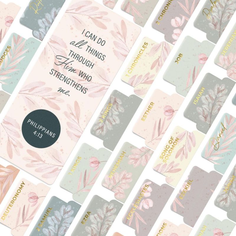 Solapas para Biblia OFFILICIOUS 100 uds Laminadas Rosa Boho