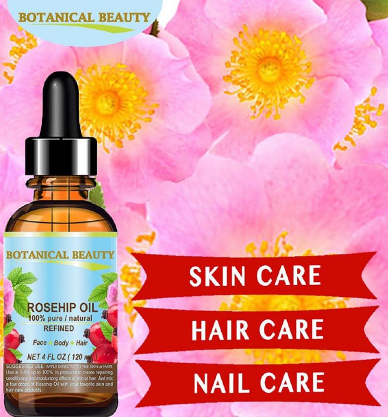 Aceite de semilla de rosa mosqueta Botanical Beauty 30 ml puro y natural