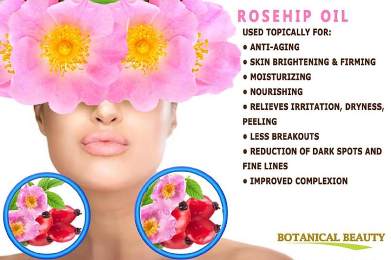 Aceite de semilla de rosa mosqueta Botanical Beauty 30 ml puro y natural