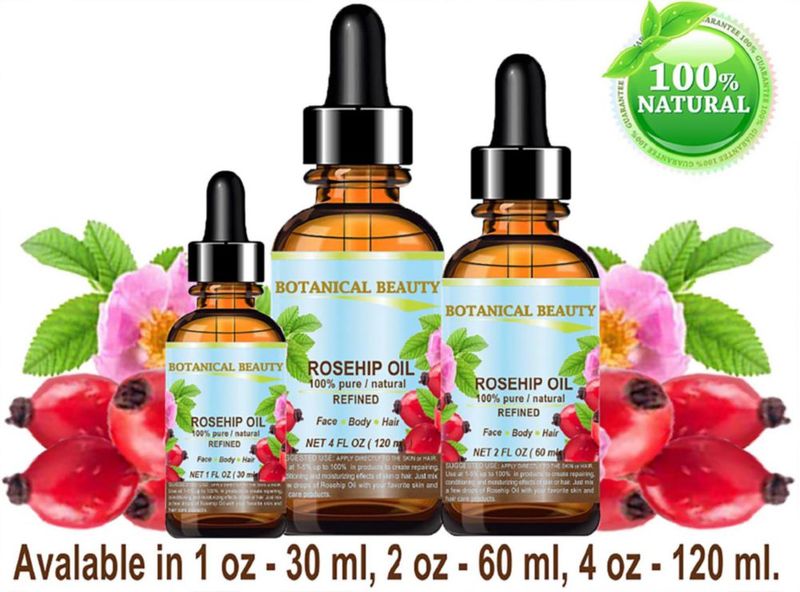 Aceite de semilla de rosa mosqueta Botanical Beauty 30 ml puro y natural