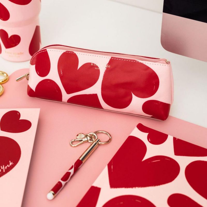 Estuche para lápices Kate Spade New York 20 cm Sweet Hearts
