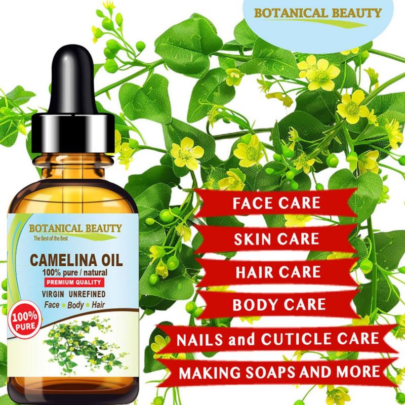 Aceite de Camelina Botanical Beauty 30 ml Virgen prensado en frío