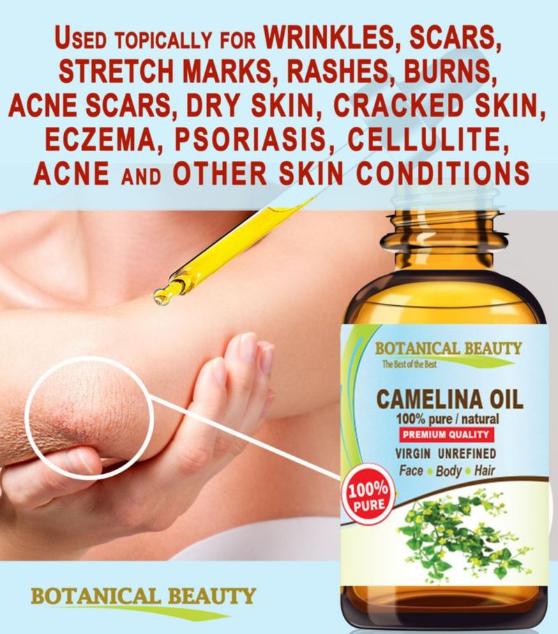 Aceite de Camelina Botanical Beauty 30 ml Virgen prensado en frío