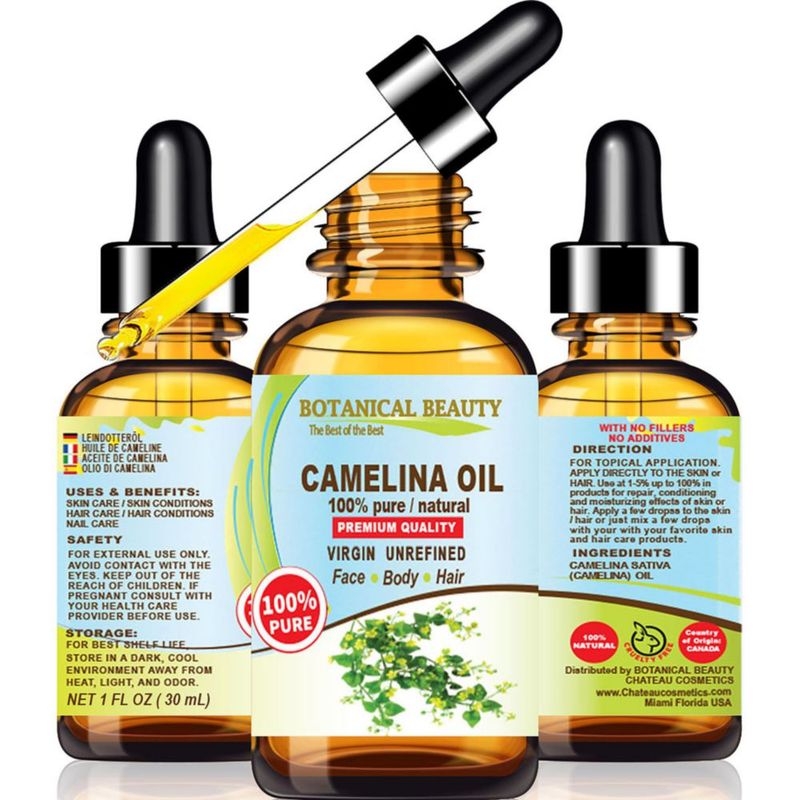 Aceite de Camelina Botanical Beauty 30 ml Virgen prensado en frío