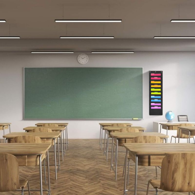Organizador de archivos HAOHAN de 10 bolsillos tela Oxford montaje en pared