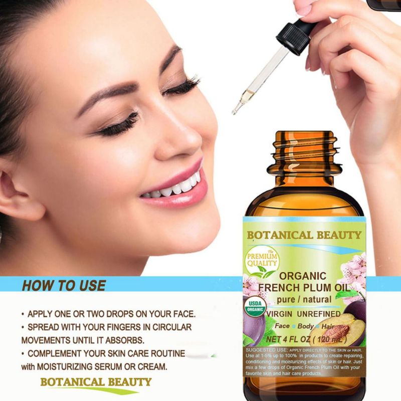 Aceite de Ciruela Botanical Beauty 30 ml Orgánico Virgen Prensado en Frío