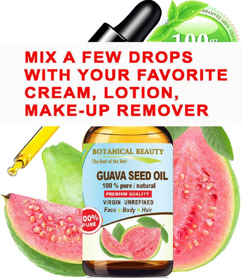 Aceite de semilla de guayaba Botanical Beauty 30 ml puro y virgen