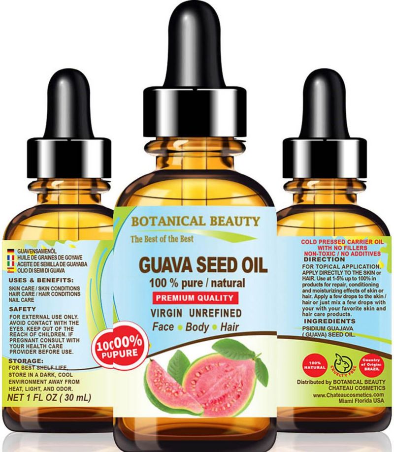 Aceite de semilla de guayaba Botanical Beauty 30 ml puro y virgen