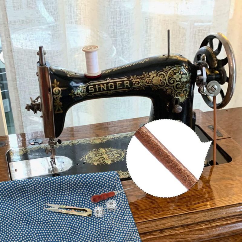 Kit de correas de cuero Magicfour para máquina de coser de 173 cm con gancho