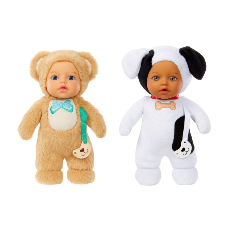 Muñeca de bebé Baby Born 18 cm Oso y Cachorro – Pack de 2