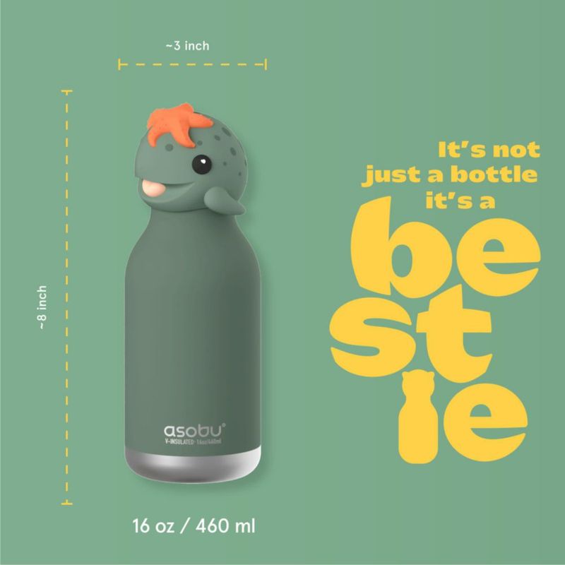 BOTELLA asobu Bestie 460 ml libre de BPA coleccionable