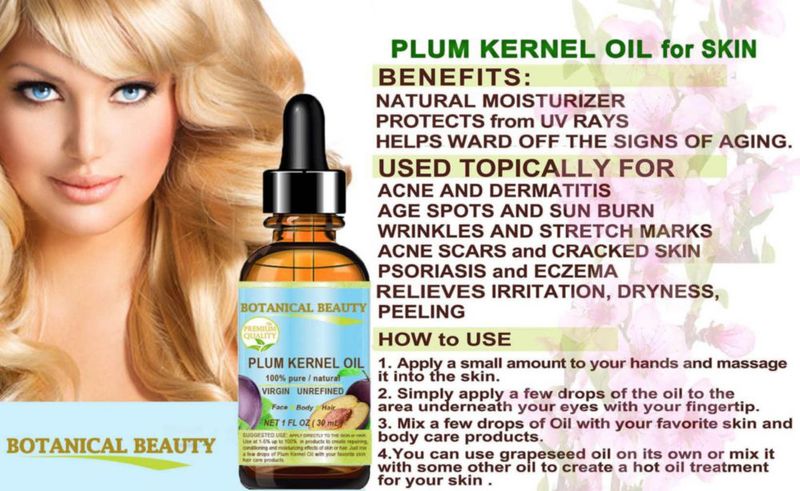 Aceite de Semilla de Ciruela Botanical Beauty 10 ml 100 % Puro