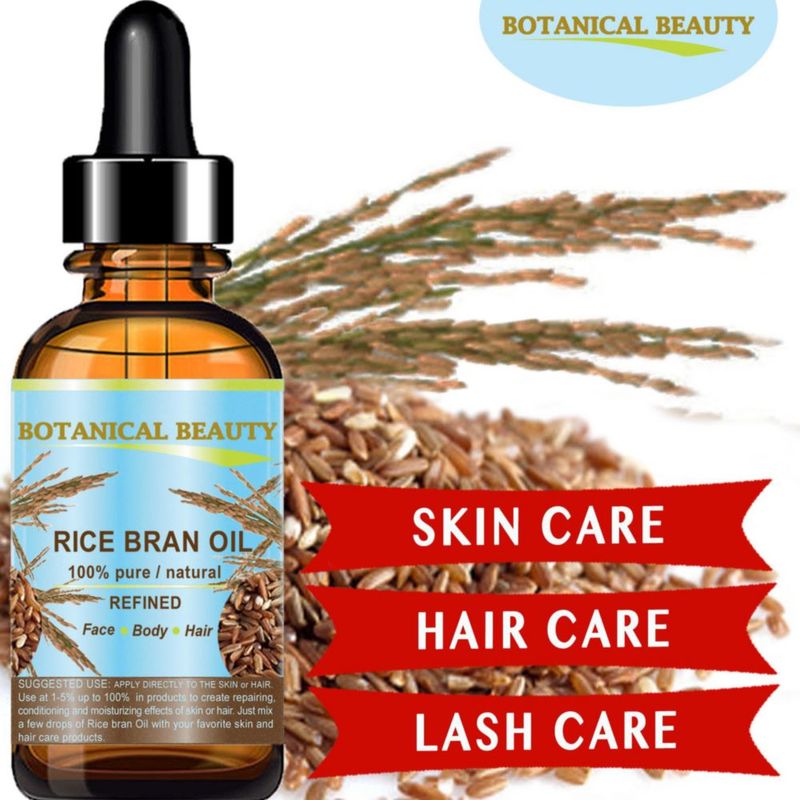Botanical Beauty Aceite de Salvado de Arroz 120 ml Puro y Natural