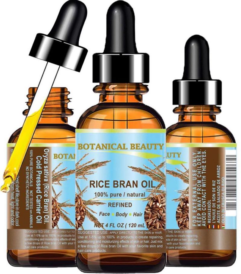 Botanical Beauty Aceite de Salvado de Arroz 120 ml Puro y Natural