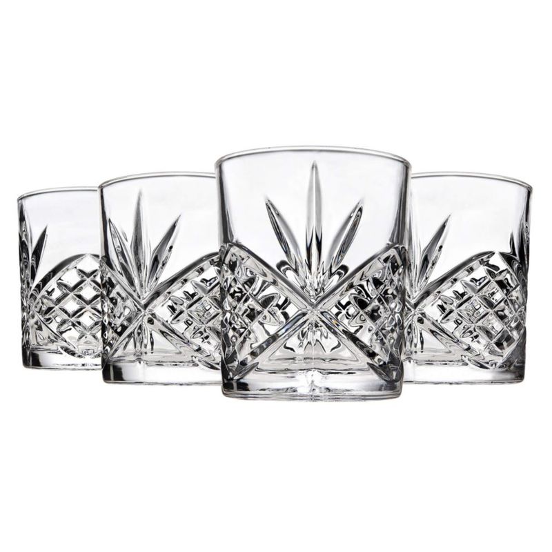 Juego de 4 vasos de cristal Godinger de 11 oz