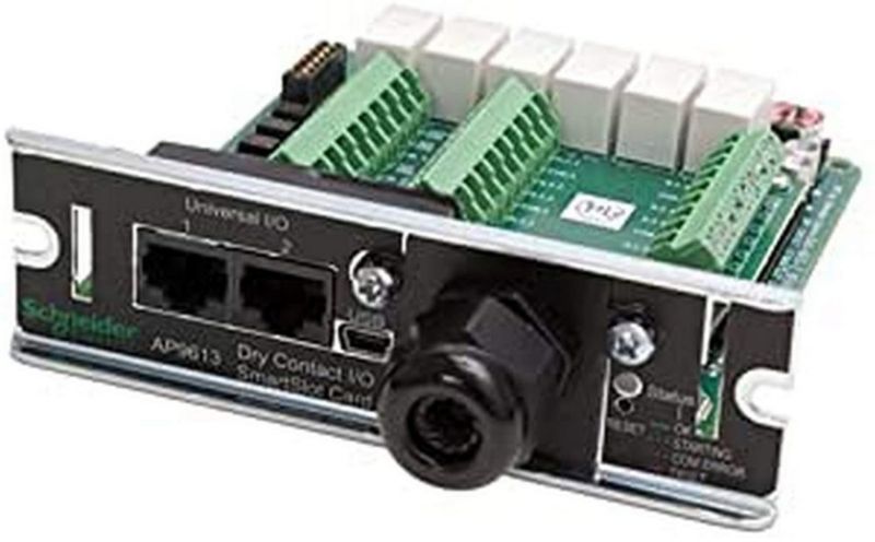 Tarjeta SmartSlot de Relé APC AP9613 – Entrada/Salida de Contacto Seco