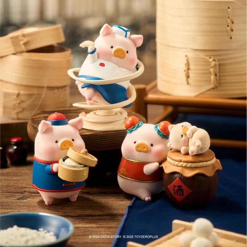 Figura de juguete TOYZERO+ Lulu Piggy Caja Ciega – Mesa de Lu