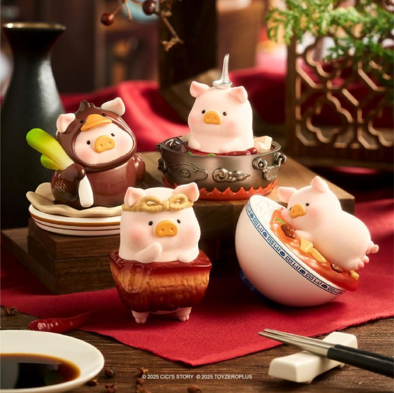 Figura de juguete TOYZERO+ Lulu Piggy Caja Ciega – Mesa de Lu