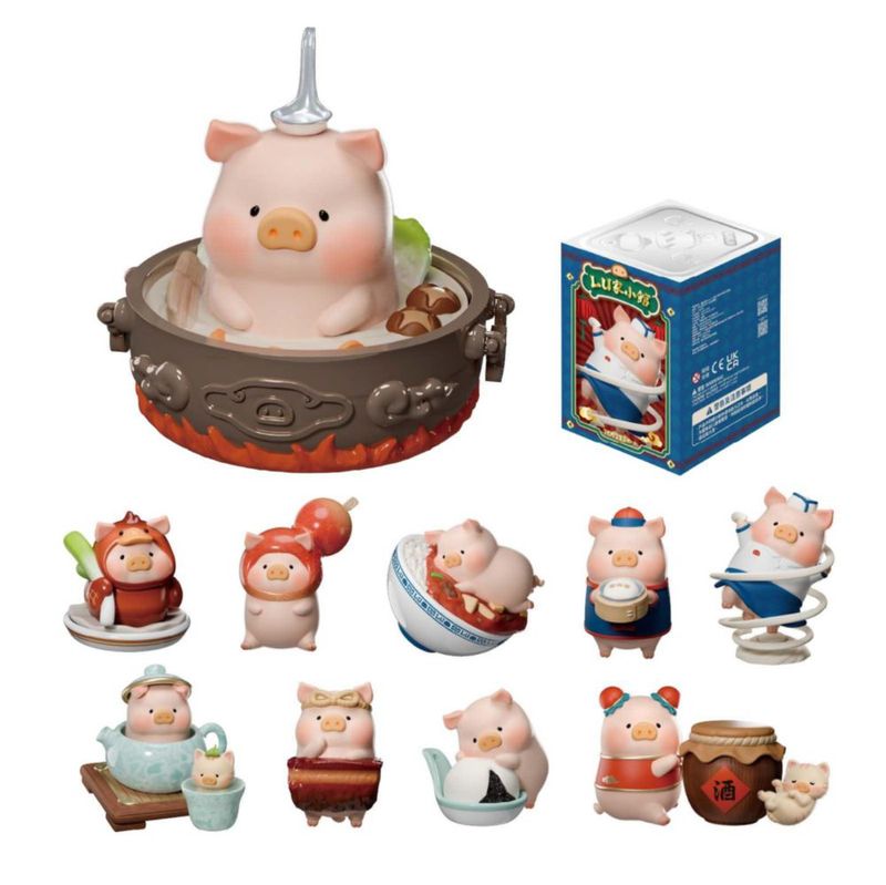 Figura de juguete TOYZERO+ Lulu Piggy Caja Ciega – Mesa de Lu