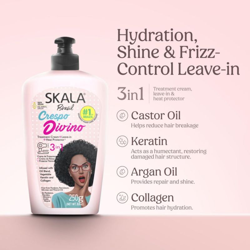 Crema Tratamiento Capilar SKALA 3en1 Leave-In 250g