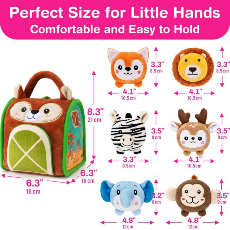Juguetes Sensoriales NECTAR BABY – Set de 7 Animales