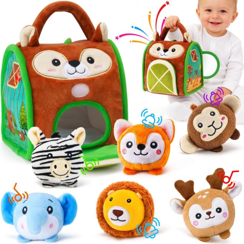 Juguetes Sensoriales NECTAR BABY – Set de 7 Animales