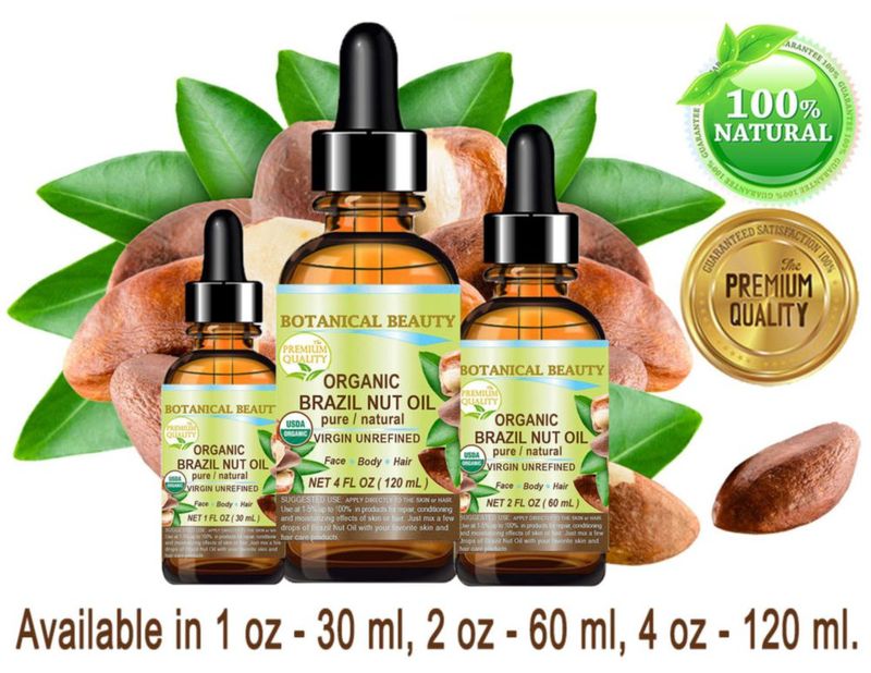 Aceite de Nuez de Brasil Botanical Beauty 30 ml Orgánico Virgen