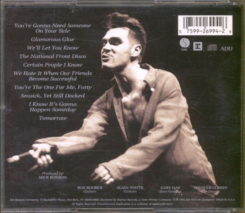 CD Warner Bros – Your Arsenal – Morrissey