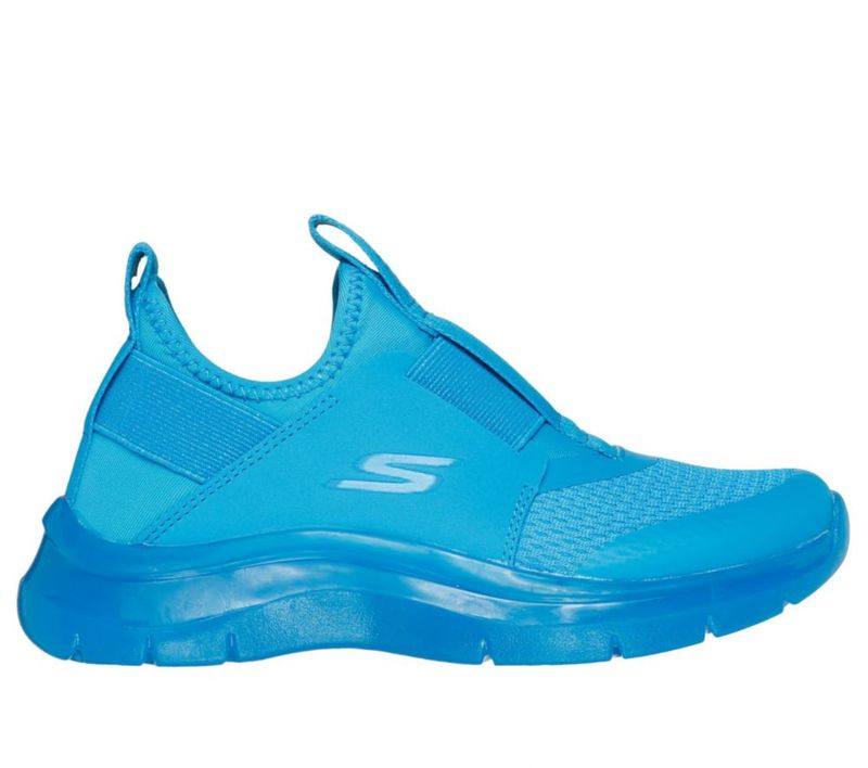 Zapatilla Skechers Fast Ice Aqua para niños pequeños