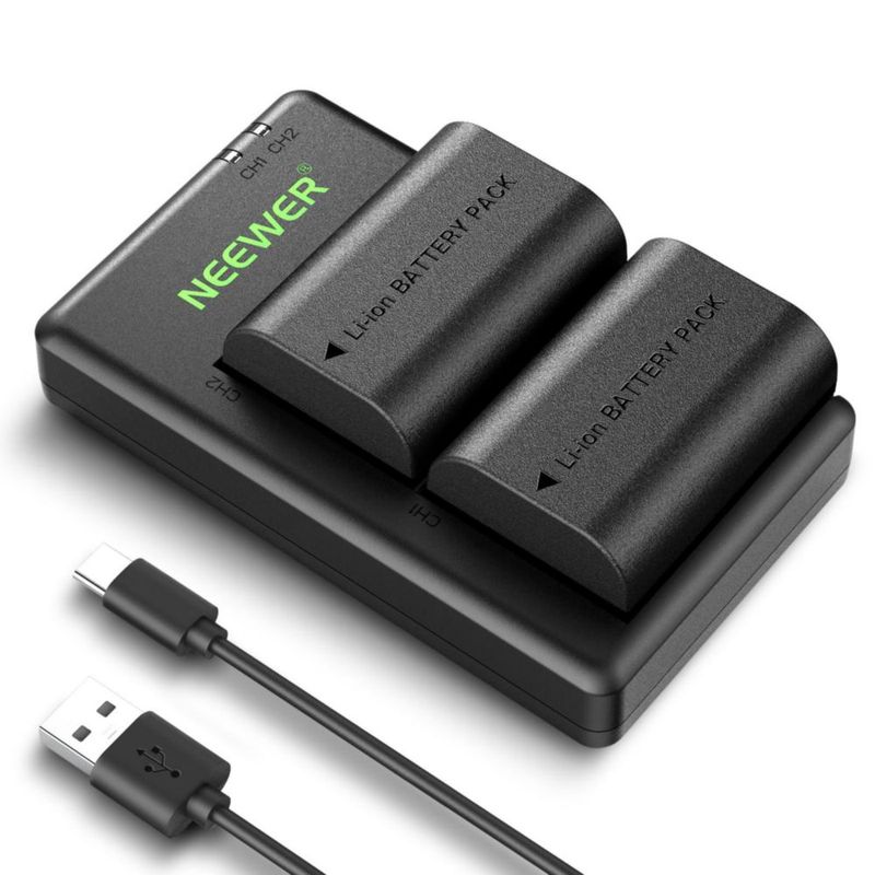 Batería y Cargador NEEWER LP-E6P/E6NH/E6N 2200 mAh