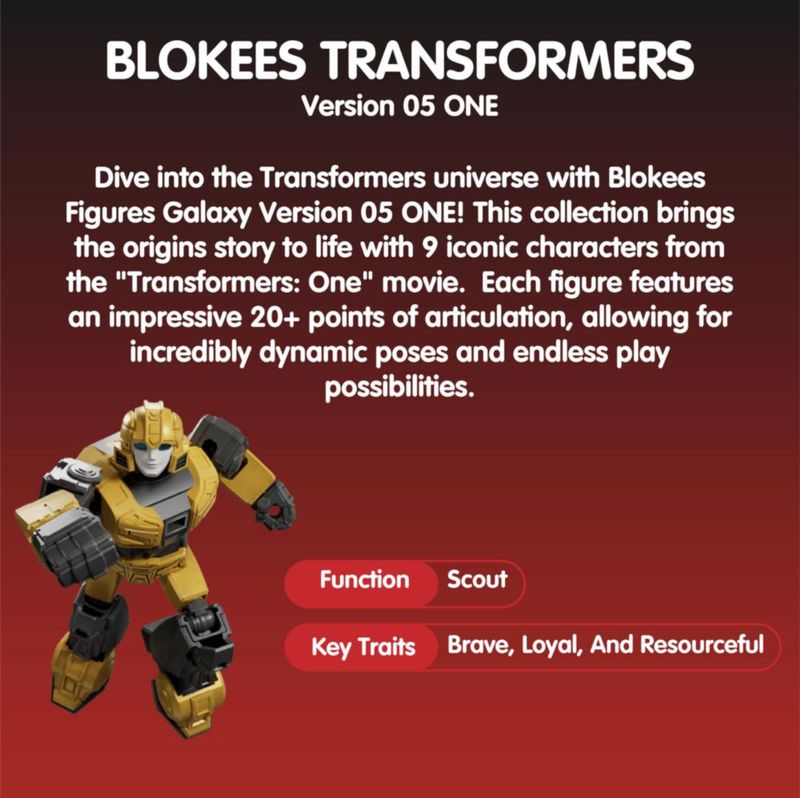 BLOKEES Transformers Versión Galaxia 05 ONE
