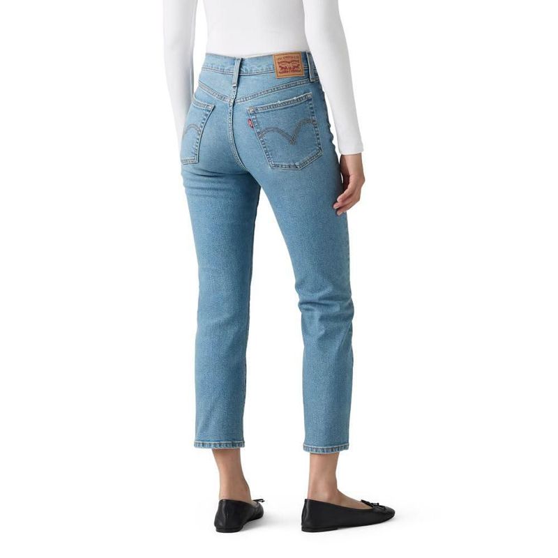Jeans Levi's Wedgie Straight para mujer de cintura alta 27 cm