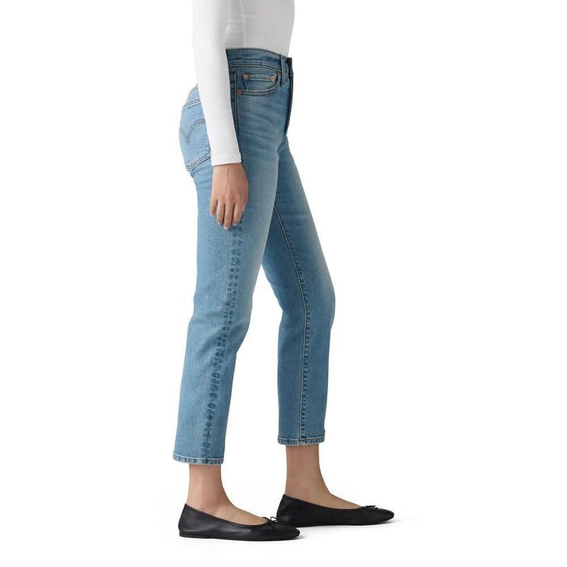 Jeans Levi's Wedgie Straight para mujer de cintura alta 27 cm