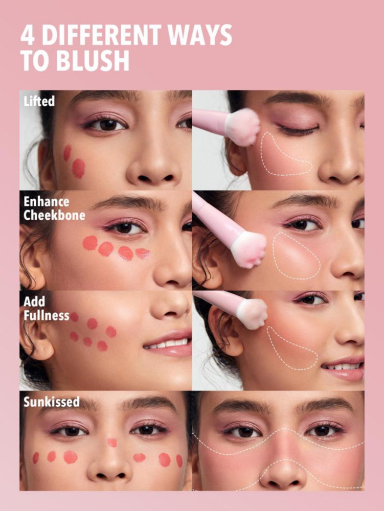 Brocha para Rubor Líquido SHEGLAM Color Bloom Sintética