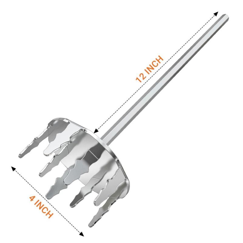 Tenedor Onlyfire 10 cm ultraafilado de acero inoxidable