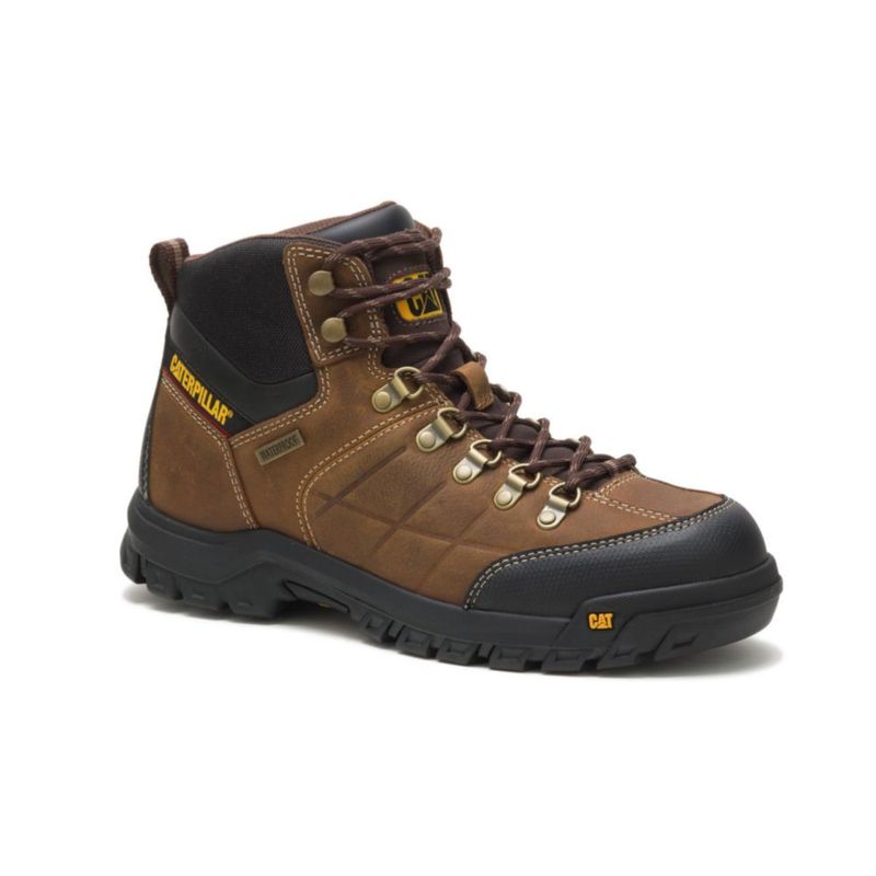 Botas CAT Hombre Threshold Impermeables Talla 7.5 Ancha