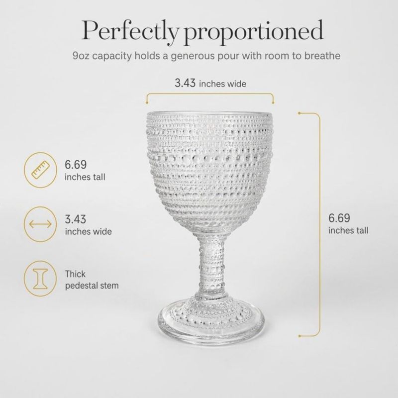 Copas de vino Godinger 255 ml juego de 4 – Lumina