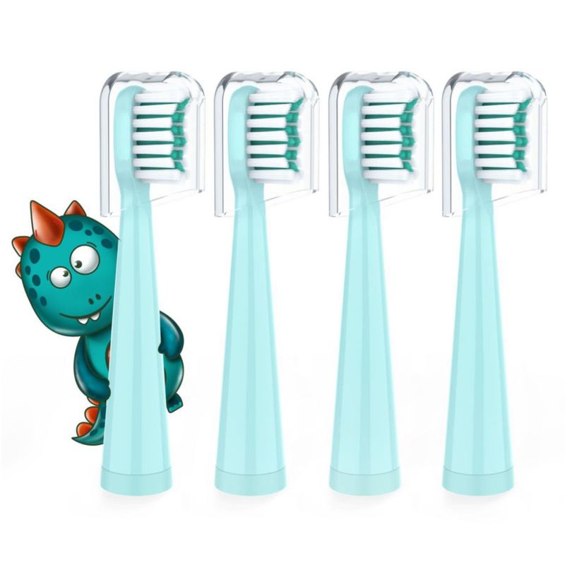 Cabezales de Cepillo de Dientes Vekkia 4 unidades azul cerdas suaves