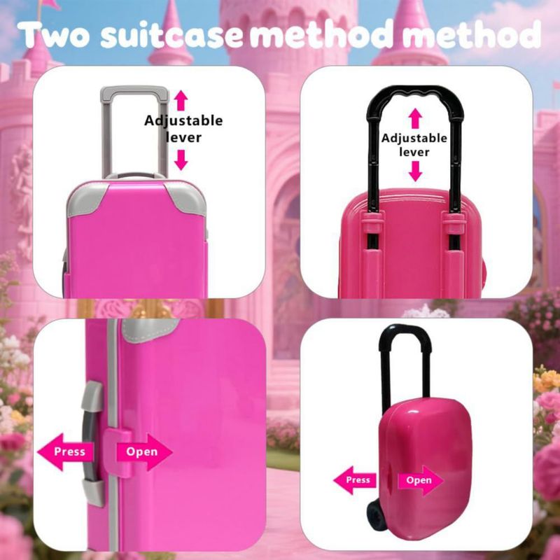 Equipo de Viaje para Muñecas PENGQTIONG 13 Piezas 29 cm - Regalo