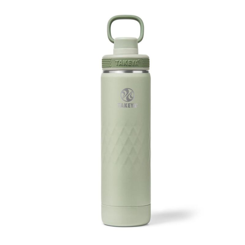 Botella Deportiva Triple Aislada Takeya 620 ml con Tapa de Vertedor Eucalipto