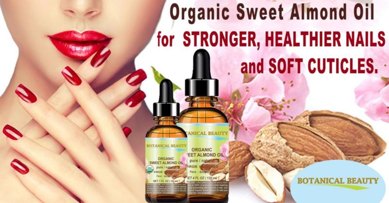 Botanical Beauty Aceite de Almendra Dulce Orgánico 100% Puro Natural Virgen No Refinado Sin Diluir Prensado en Frío Aceite Portador para Cara Piel