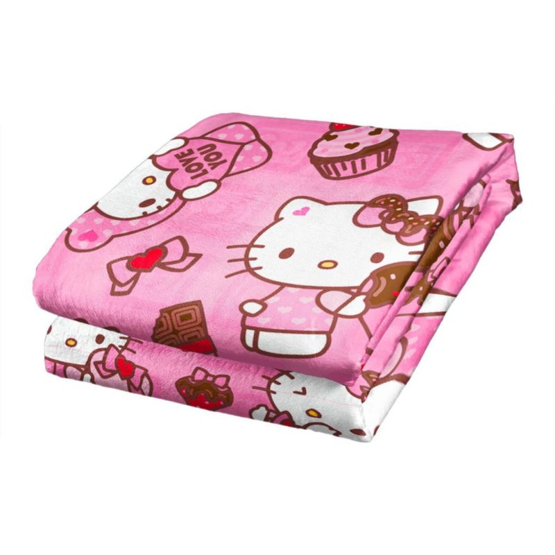 Manta Northwest 127 cm x 178 cm Hello Kitty Te quiero